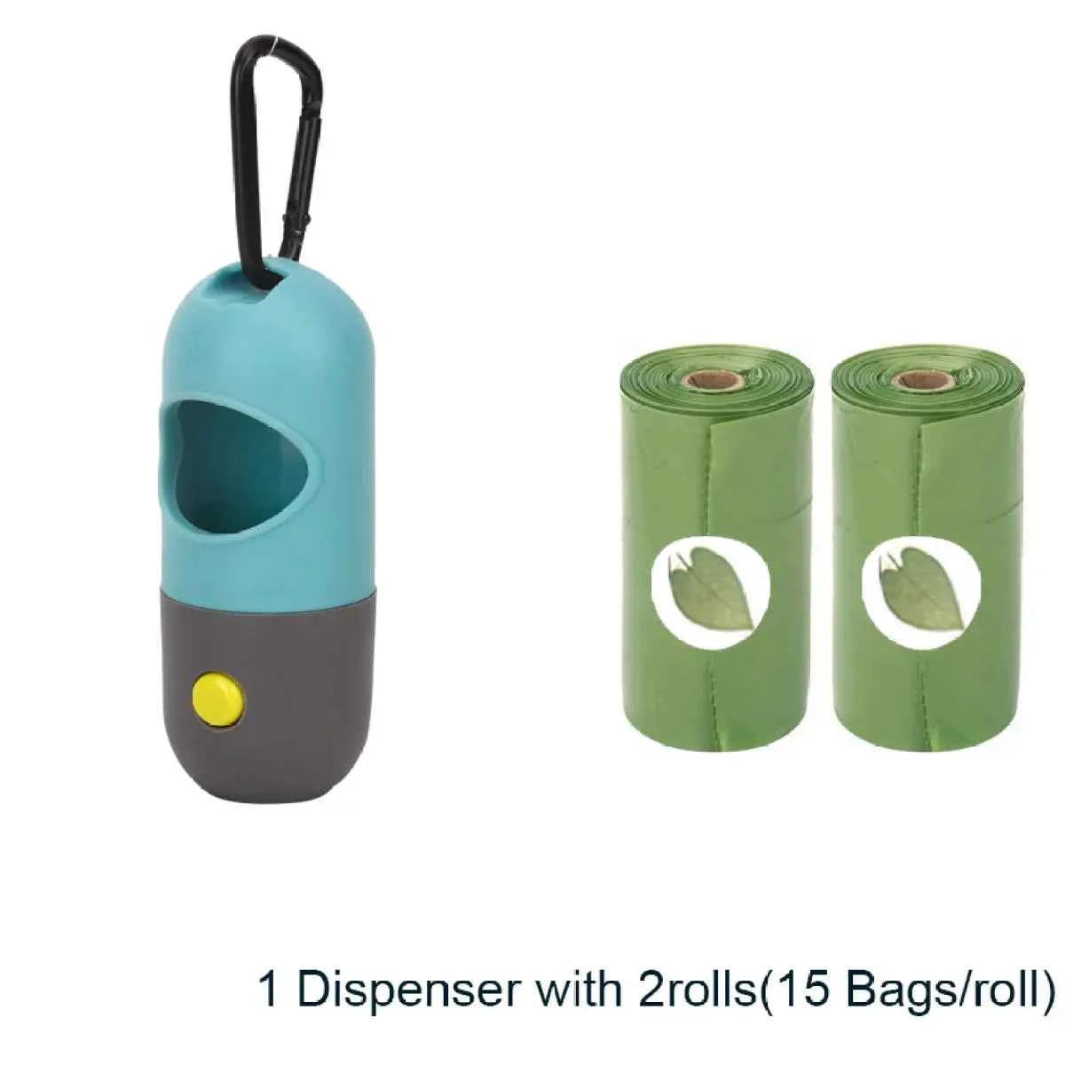 LED Pet Waste Bag Dispenser Organizer - Petfables