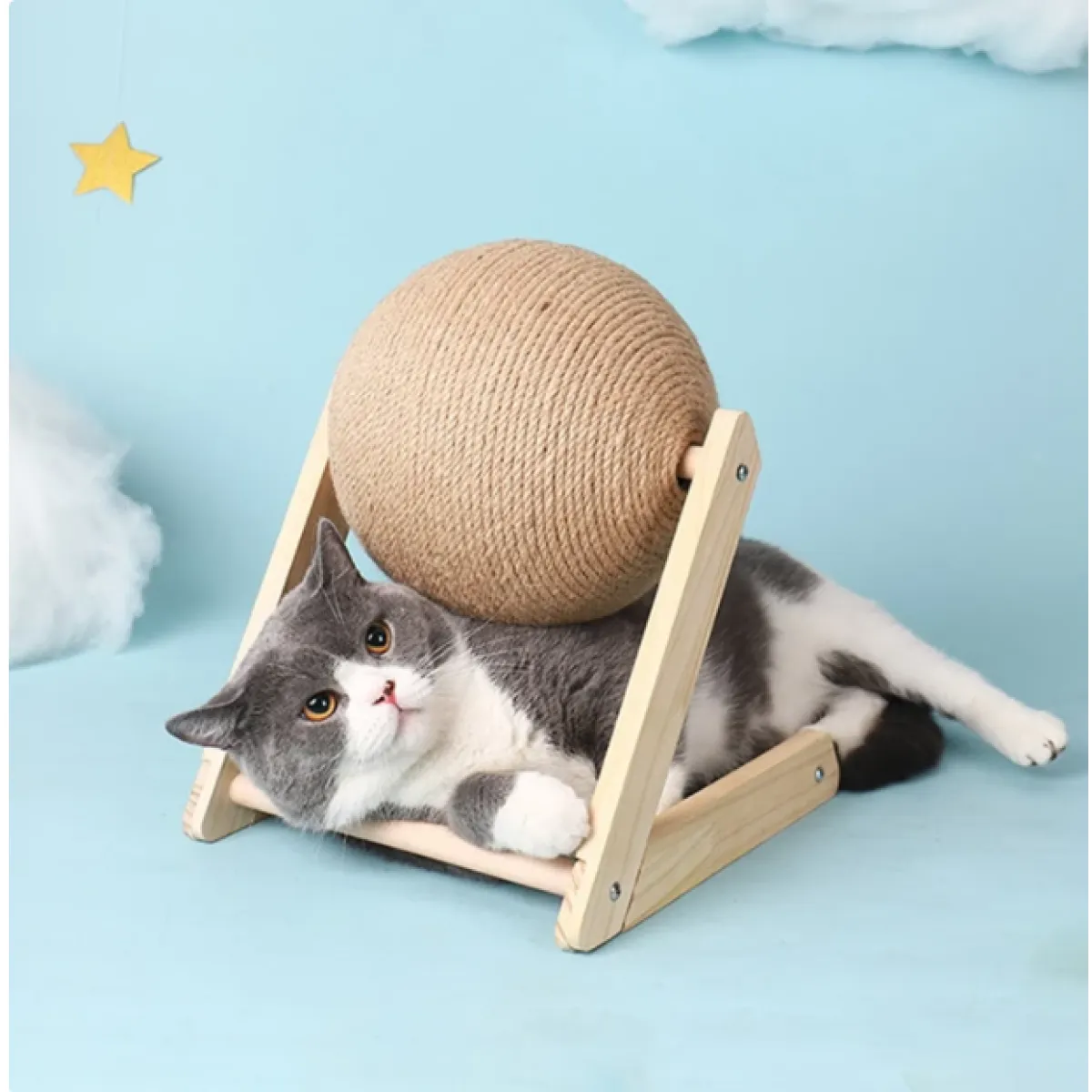 Durable Cat Scratching Post Frame - Petfables - Cat Scratching Ball Frame
