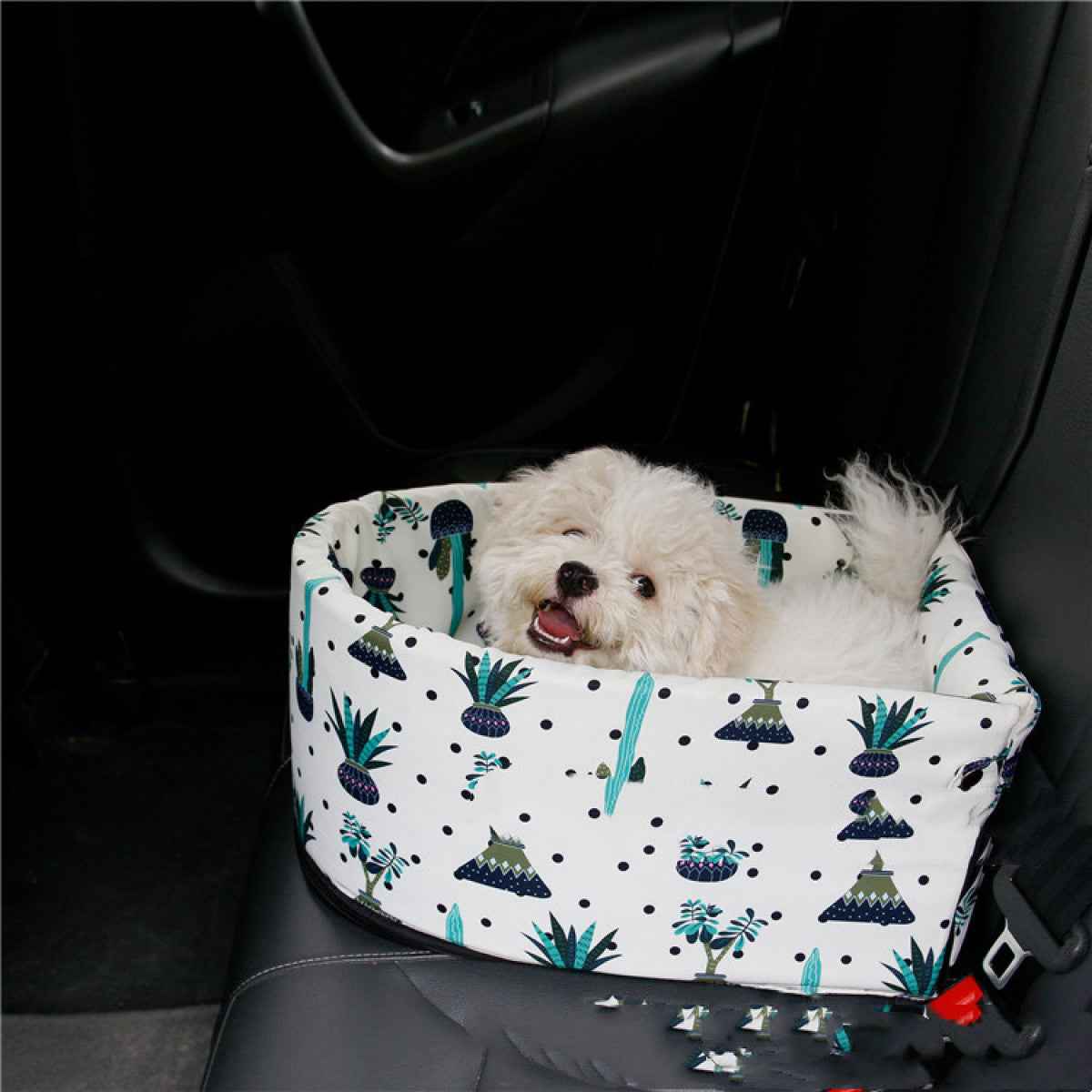 Printed Skid-Proof Car Pet Nest - Petfables - Pet Bed