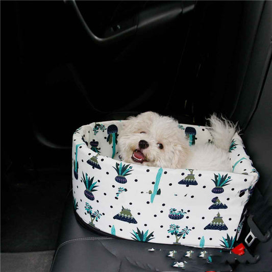 Printed Skid-Proof Car Pet Nest - Petfables - Pet Bed