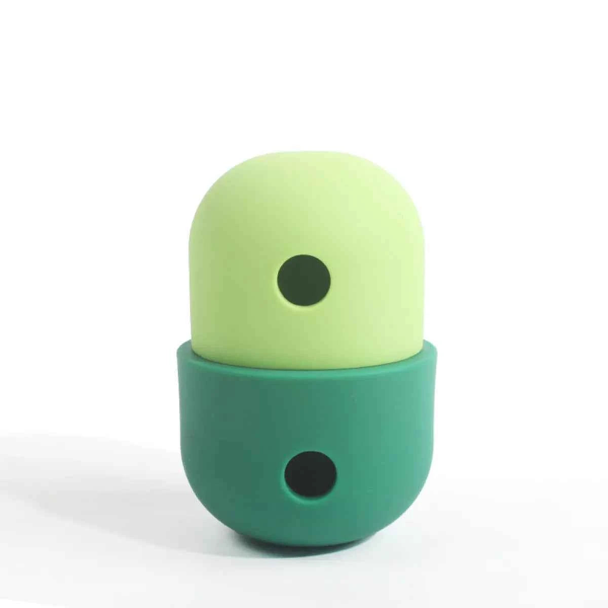 New 2-in-1 Dog Toy Ball - Petfables - Yellow Green/Green