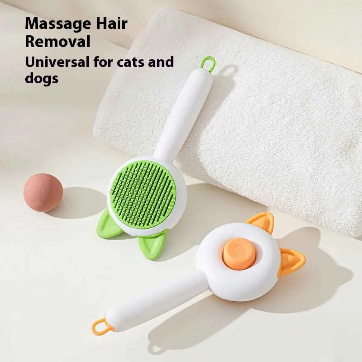 Self-Cleaning Pet Dog Cat Brush Comb - Petfables