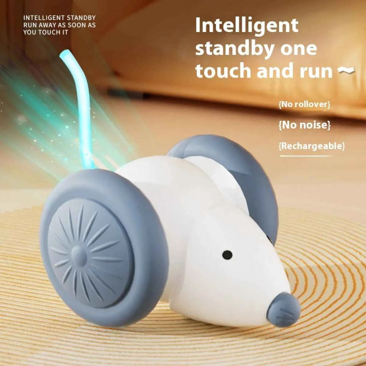 Interactive Electric Mouse Cat Toy - Petfables