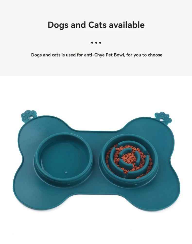 Silicone Pet Licking Mat Pad - Petfables - Green