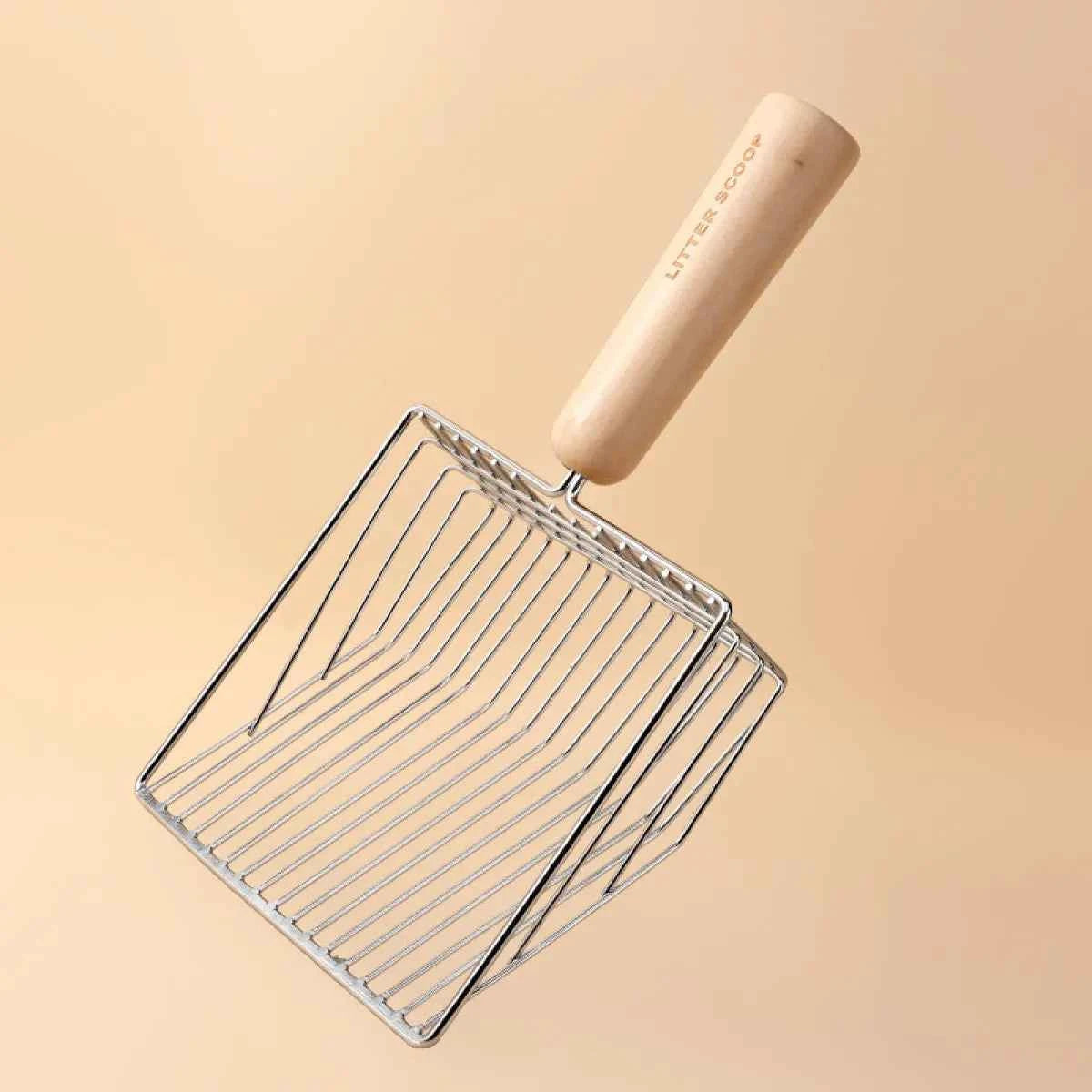Wood Handle Metal Cat Litter Shovel - Petfables - Shovel Scoop