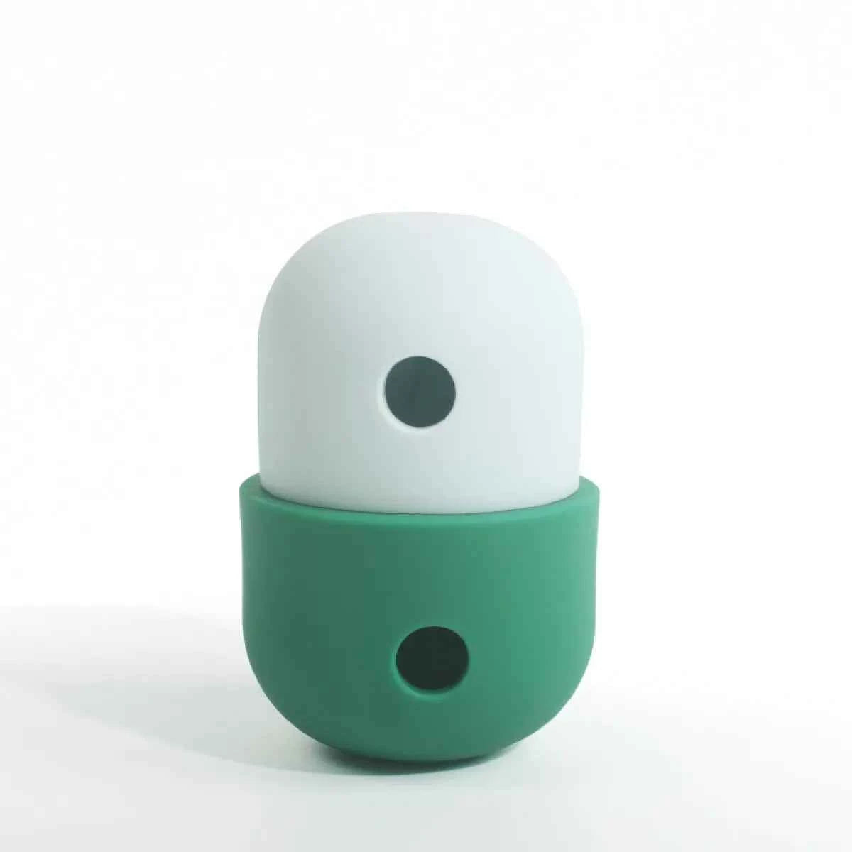 New 2-in-1 Dog Toy Ball - Petfables - White/Green