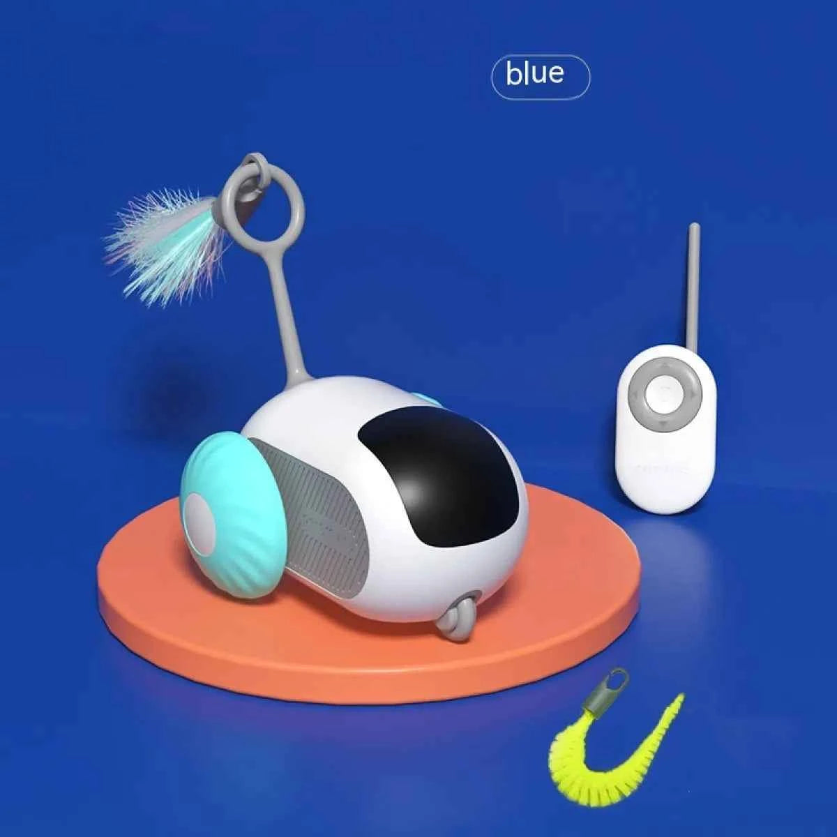 Remote Control Interactive Cat Car - Petfables - Blue Variety