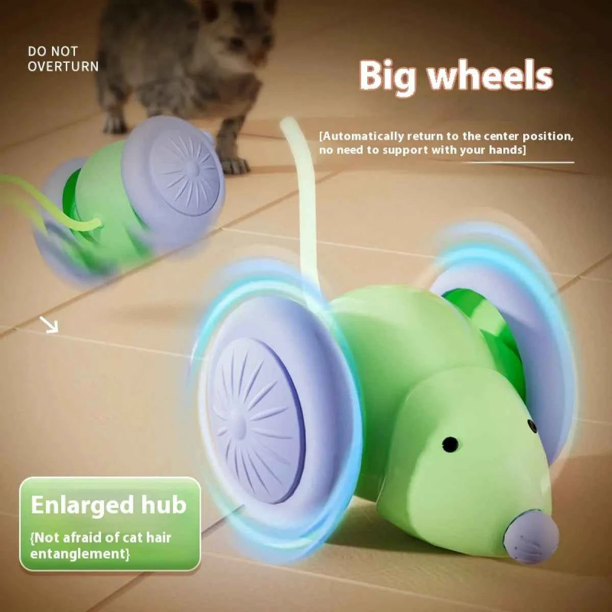 Interactive Electric Mouse Cat Toy - Petfables