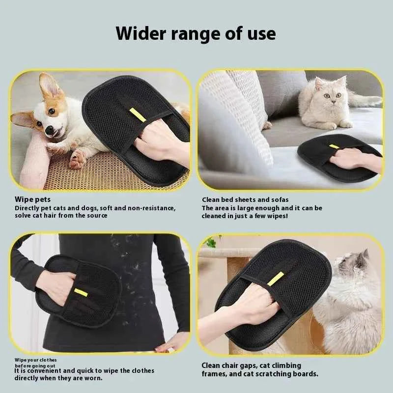 Pet Hair Remover Glove Brush - Petfables