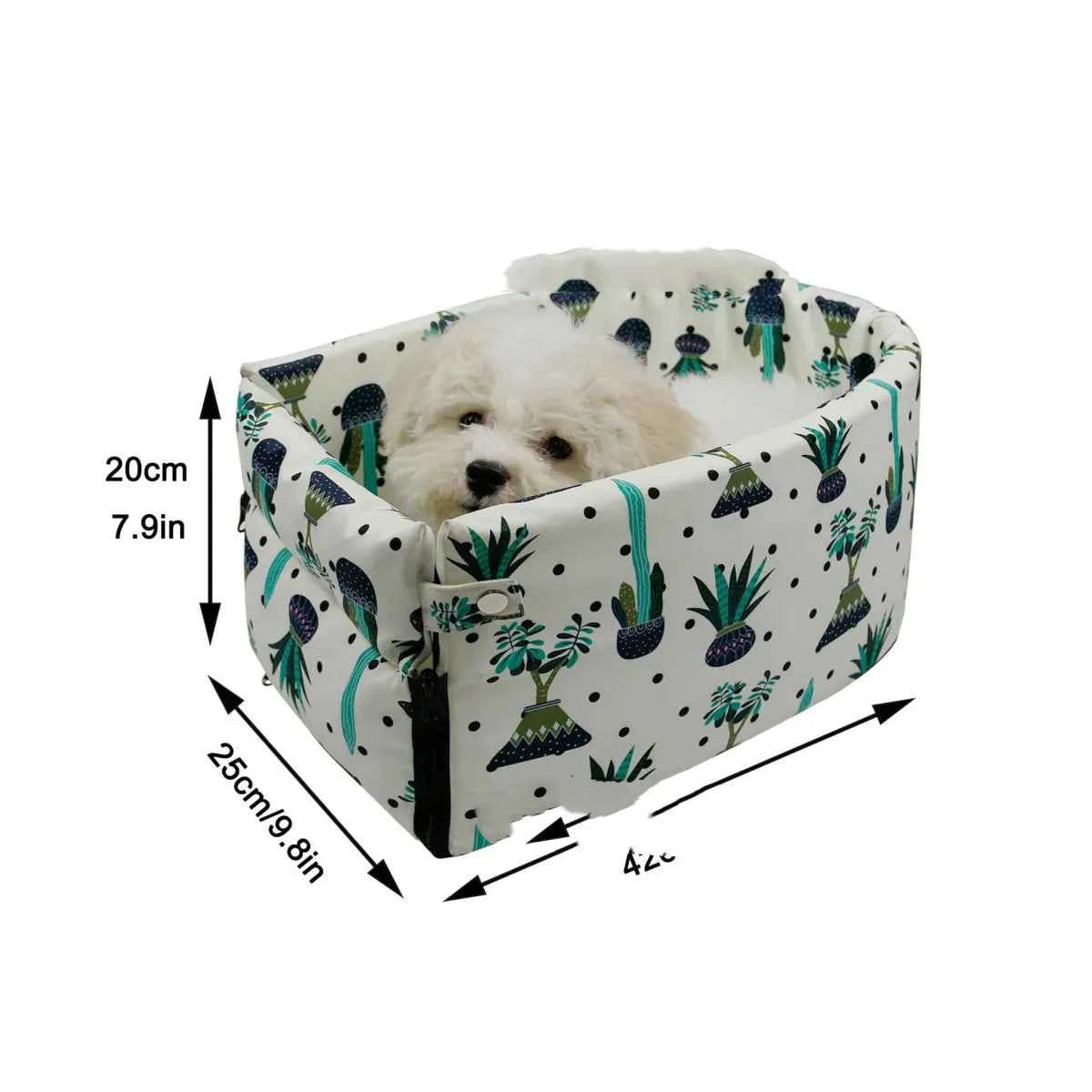 Printed Skid-Proof Car Pet Nest - Petfables - Pet Bed Essentials - Dimensions