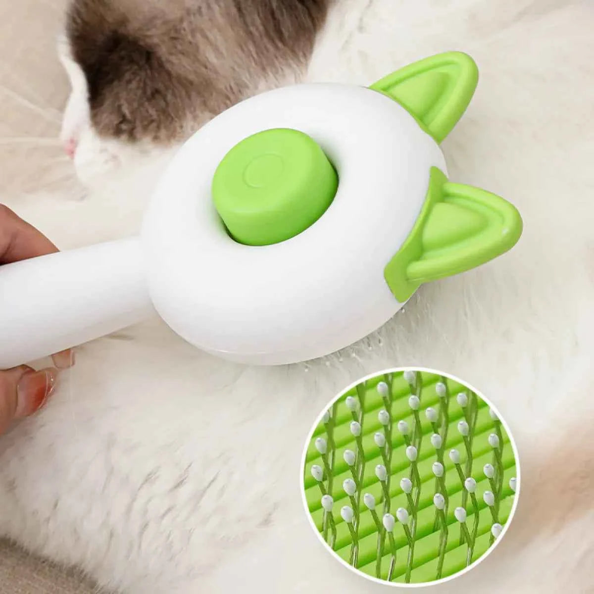 Self-Cleaning Pet Dog Cat Brush Comb - Petfables