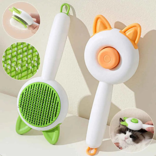Self-Cleaning Pet Dog Cat Brush Comb - Petfables