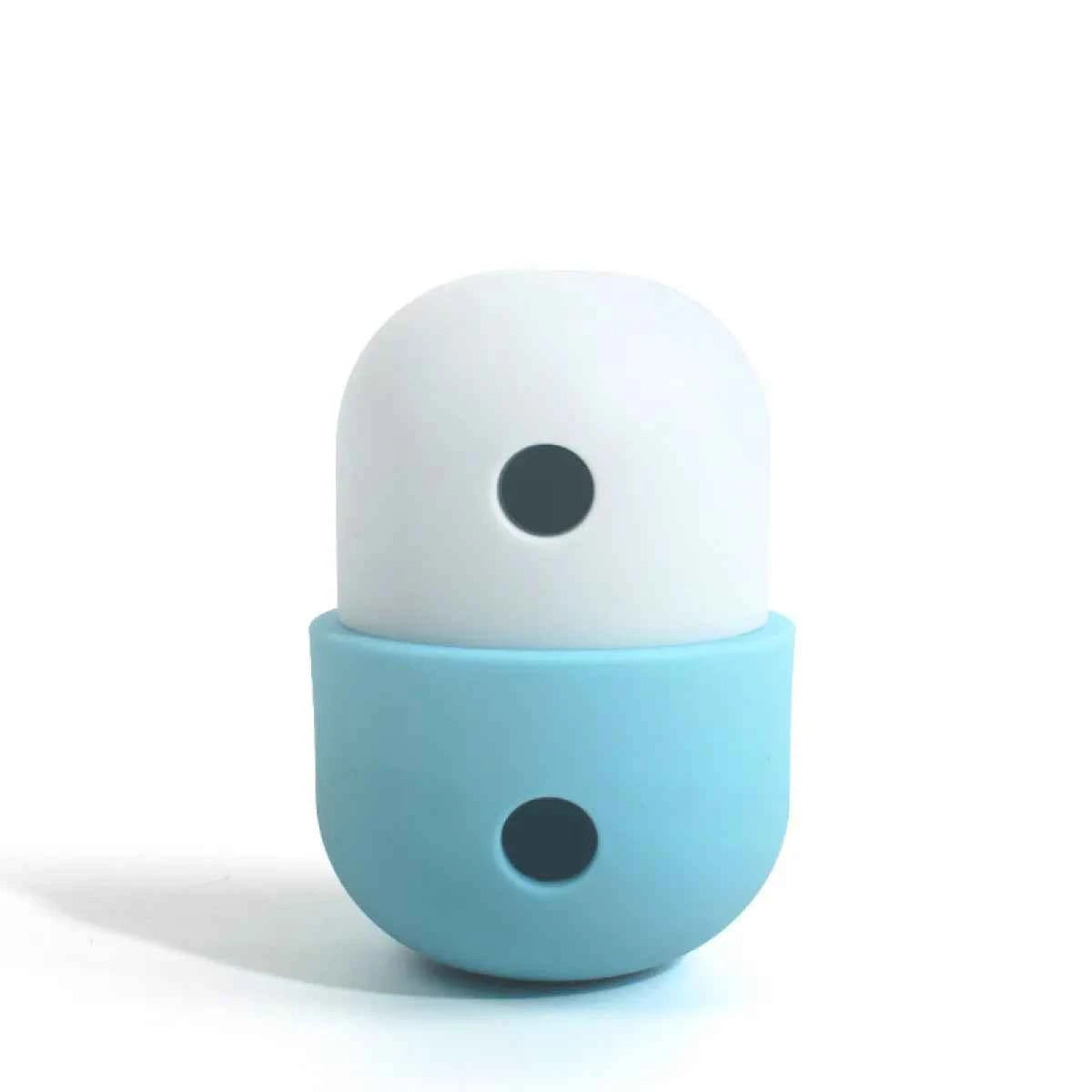 New 2-in-1 Dog Toy Ball - Petfables - White/Blue