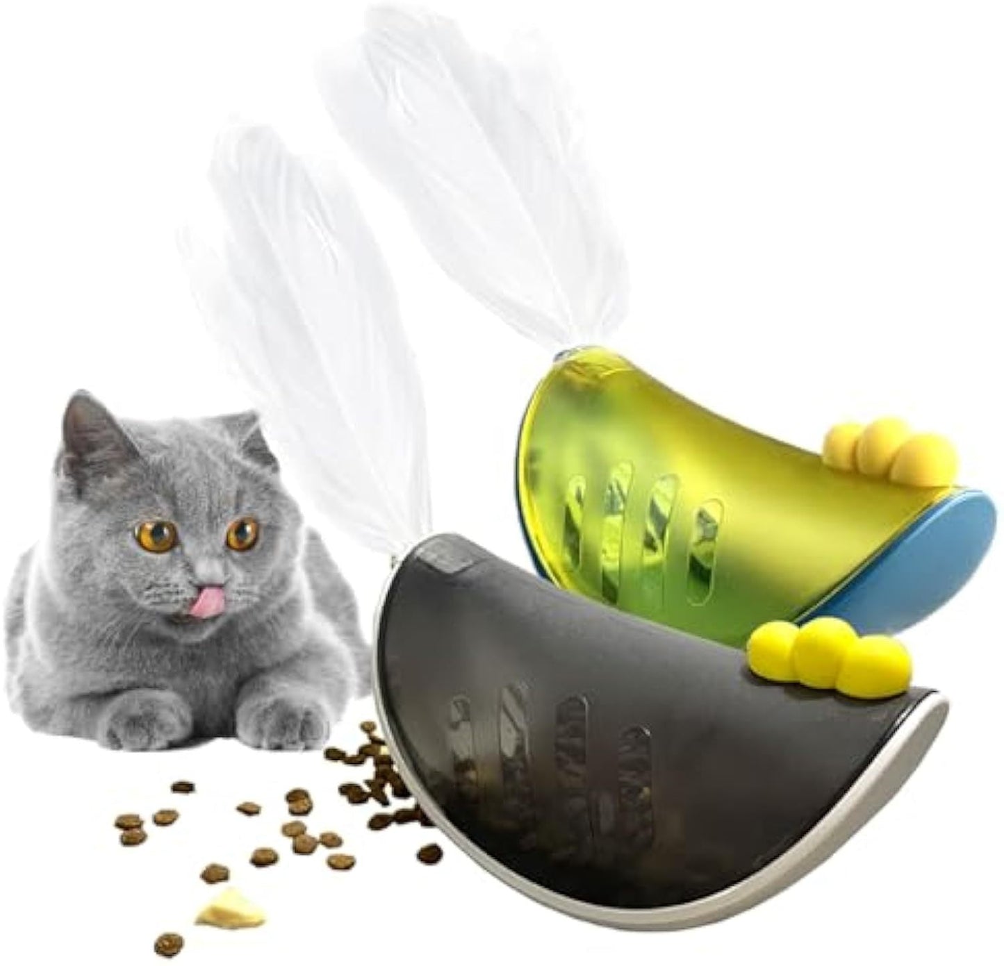 Tumbler Interactive Cat Toys For Indoor  Cat Puzzle Feeder Funny Kitten Treats