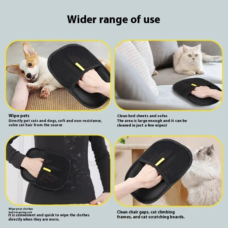 Pet Hair Remover Glove Brush